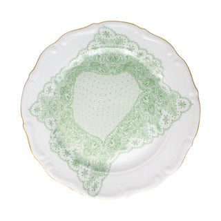 PORSELEN TABAK 27 CM VOLENTE DENTELLE SAGE