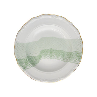 PORSELEN ÇUKUR TABAK 22 CM VOLENTE DENTELLE SAGE