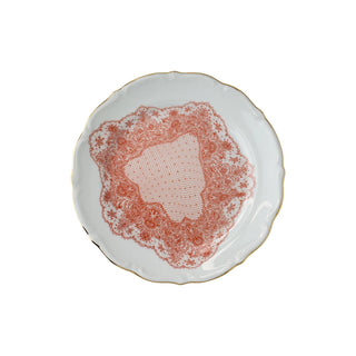 PORSELEN TABAK 19 CM VOLENTE DENTELLE CORAL