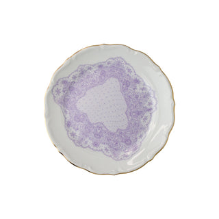 PORSELEN TABAK 19 CM VOLENTE DENTELLE LILAC