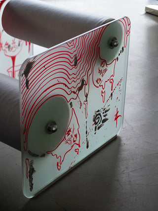 Loop Armchair Liquid Red | One Of A Kind