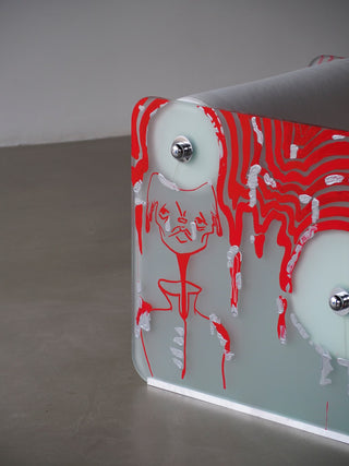 Loop Armchair Liquid Red | One Of A Kind