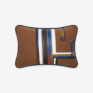 Hand-Painted Linen Cushion Set