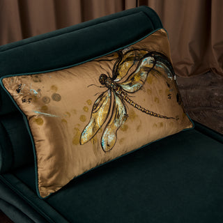 Dragonfly Hand-Painted Cushion Limited Ediiton