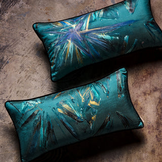 Hand-Painted Linen Cushion Set