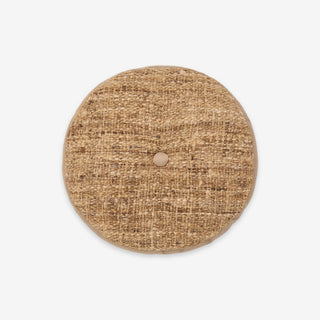Raw Silk Round Cushion
