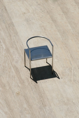 Maçka Chair - Brushed Stainless Steel