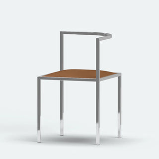 Maçka Corner Chair - Brushed Stainless Steel