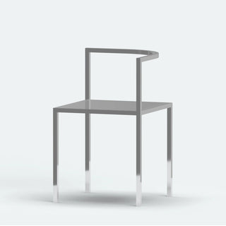 Maçka Corner Chair - Brushed Stainless Steel