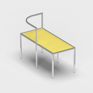 Maçka Bench - Brushed Stainless Steel