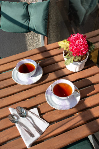 ÇAY FİNCANI VOLENTE DENTELLE LILAC