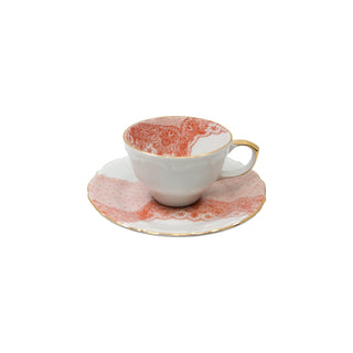 KAHVE FİNCAN VOLENTE DENTELLE CORAL